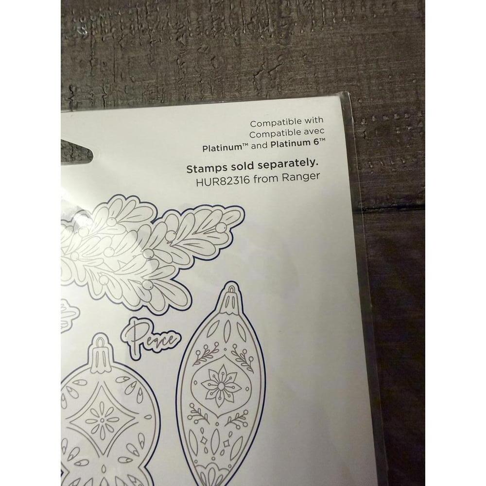 Spellbinders Folk Art Ornaments cutting dies set - Picture 3 of 3